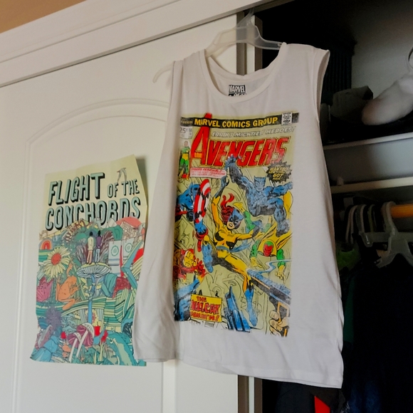 Marvel Tops - Off-white Marvel Hellcat Muscle Tee